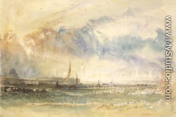 Storm at Sunset, Venice, c.1840 - Joseph Mallord William Turner