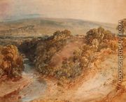 The Valley of the Washburn, Ottley Chevin in the distance - Joseph Mallord William Turner