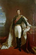 Portrait of Emperor Napoleon III 1808-73 in coronation robes - Jules de Vignon