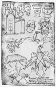 Ms Fr 19093 fol.18v Various drawings - Villard De Honnecourt