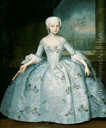 Portrait of Sarah Eleonor Fermor 1740-1824 1749-50 - Ivan Vishnyakov