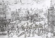 The Death of the Gunpowder Conspirators, 31st January 1606 - Nicolaes (Claes) Jansz Visscher