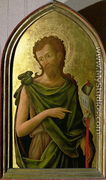 St. John the Baptist, panel from a polyptych removed from the church of St. Francesco in Padua, 1451 - Antonio Vivarini
