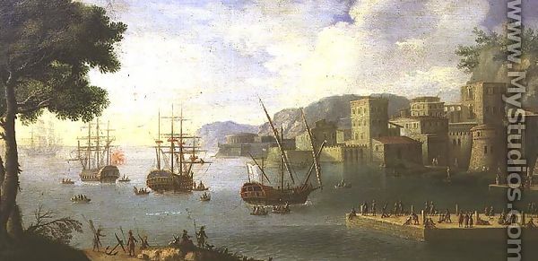 The Port of Leghorn - Antonio Maria Viviani