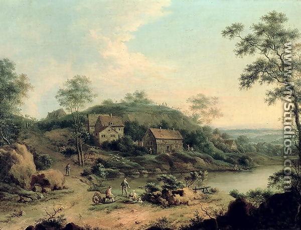 Landscape, 1758 - Johann Christian Vollerdt or Vollaert