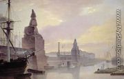 The Neva Embankment by the Academy of Art, 1835 - Maksim Nikiforovich Vorobiev