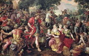 David and Abigail or Alexander and the Family of Darius - Maarten de Vos