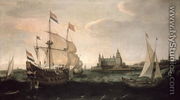 Dutch Ships in Front of the Danish Coast, 1612 - Cornelis Hendricksz. The Younger Vroom