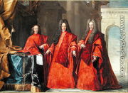 Portrait of three lawyers - Pietro Uberti