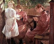 The Daughters of the Artist, 1896 - Fritz von Uhde