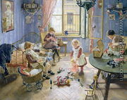 The Nursery, 1889 - Fritz von Uhde