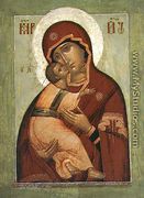 The Vladimir Madonna of Humility, Russian icon - Simon Ushakov