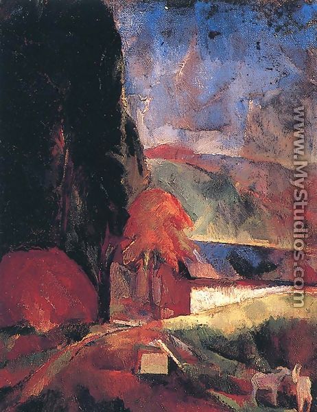 Taj kecskevel, 1920 - Vilmos Aba-Novak