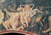 Hell, detail of the lustful, c.1394 - Taddeo Di Bartolo