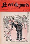 Franc First, Pierre Laval 1883-1945 with the Petit Franc, caricature from the magazine Le Cri de Paris, 1935 - E. Tap