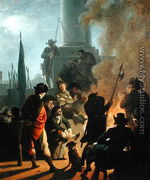 Revolutionary Scene- A Bivouac - Nicolas Antoine Taunay