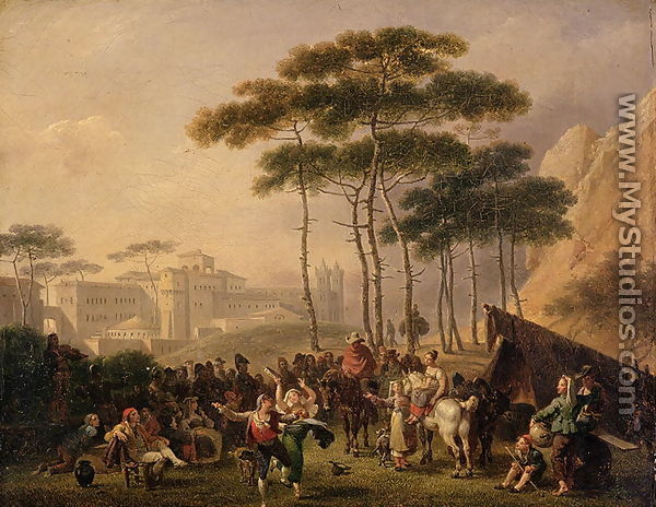 Festa Napolitana, 1824 - Nicolas Antoine Taunay