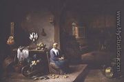 Interior of a Peasant Dwelling - David The Younger Teniers