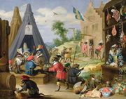 A Monkey Encampment - David The Younger Teniers