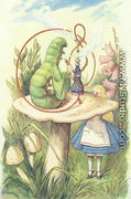 Alice Meets the Caterpillar, illustration from Alice in Wonderland by Lewis Carroll 1832-9 - John Tenniel