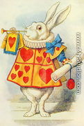 The White Rabbit, illustration from Alice in Wonderland by Lewis Carroll 1832-9 - John Tenniel