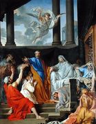 St. Peter Resurrecting the Widow Tabitha, 1652 - Henri Testelin