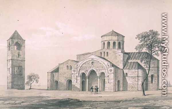South east view of St. Sophias, Trebizond, pub. by Day and Son - (after) Texier, Charles Felix Marie