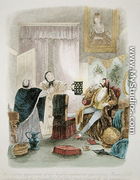 Illustration from Visitation of a London Exquisite to his Maiden Aunts in the Country, published 1859 3 - Theo