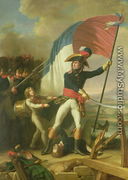General Augereau 1757-1816 on the Bridge at the Battle of Arcola on the 15th November 1796 - Charles Thevenin