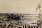 The Thames from Hungerford Market, 1836 - Louis Desire Thienon
