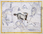 Constellation of Aries, plate 4 from Atlas Coelestis, by John Flamsteed 1646-1710, published in 1729 - Sir James Thornhill