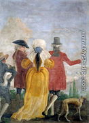The Walk, c.1791 - Giovanni Domenico Tiepolo
