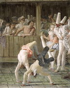 Pulcinella with Acrobats, c.1793 - Giovanni Domenico Tiepolo