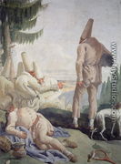 Pulcinella on Holiday - Giovanni Domenico Tiepolo