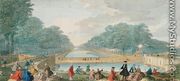 A View of the great Canal of Fontainebleau, published 1794 - John Tinney