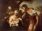 The Adoration of the Shepherds - Domenico Tintoretto (Robusti)