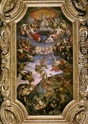 The Triumph of Venice, ceiling painting in the Sala del Senato - Jacopo Tintoretto (Robusti)