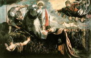 Saint Catherine prepares for her exexcution - Jacopo Tintoretto (Robusti)