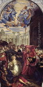 St. Agnes revives the son of the Prefect of Rom - Jacopo Tintoretto (Robusti)