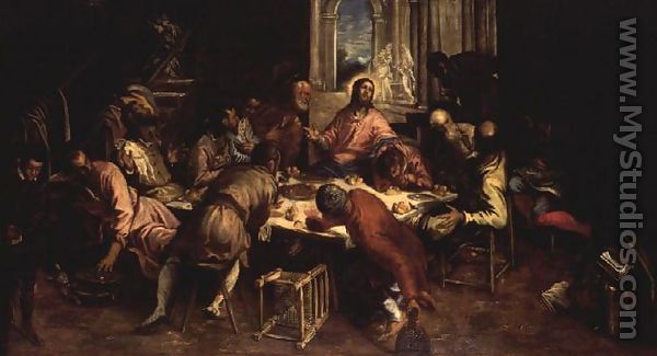 The Last Supper 5 - Jacopo Tintoretto (Robusti)
