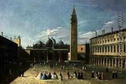 A View of the Piazza San Marco, Venice - Francesco Tironi