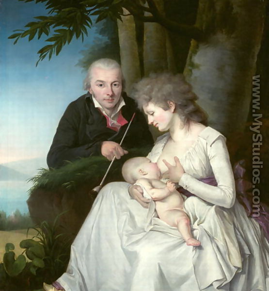 Family Portrait, 1795-1800 - Friedrich Tischbein