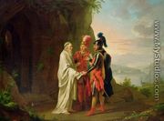 Carlo and Ubaldo visit the Wizard in their search for the lost Rinaldo, 1782 - Johann Heinrich The Elder Tischbein