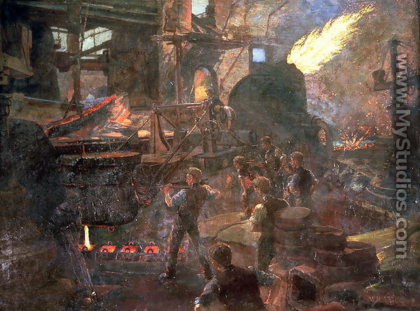 The Wealth of England the Bessemer Process of Making Steel, 1895 - William Holt Yates Titcomb