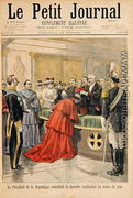 The apostolic nuncio receiving the Red Hat from the President of the French Republic, from Le Petit Journal, 19 July 1896 - Oswaldo Tofani