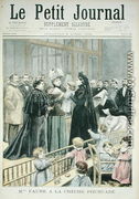 Madame Faure at the Fourcade Creche, from Le Petit Journal, 5th April 1896 - Oswaldo Tofani