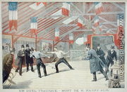 A Tragic Duel The Death of Monsieur Harry Alis, from Le Petit Journal, 17th March 1895 - Oswaldo Tofani