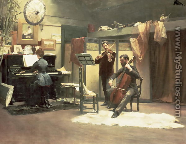 The Musicale, 1887 - Stacy Tolman