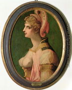 Portrait of a woman, probably Zenobia, Queen of Palmyra - Michele di Ridolfo del Ghirlandaio (see Tosini)