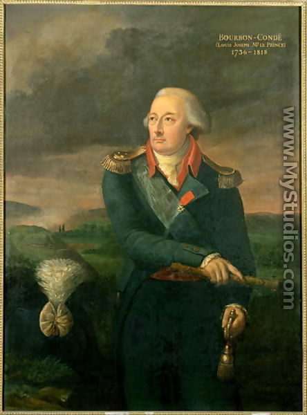Louis-Joseph de Bourbon 1736-1818 8th Prince of Conde, 1802  - Sophie de Tott